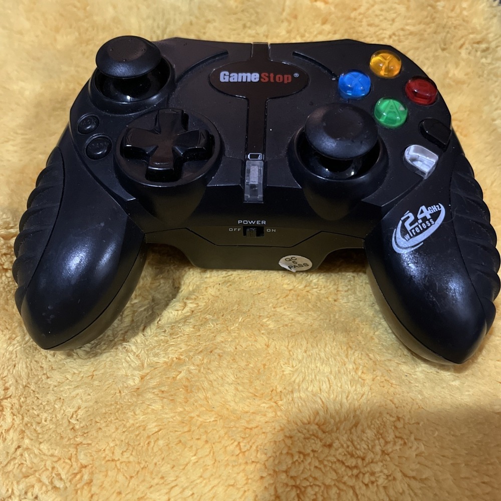 GameStop 2.4GHz Wireless Microsoft OG Xbox Controller - For Repair Corrosion